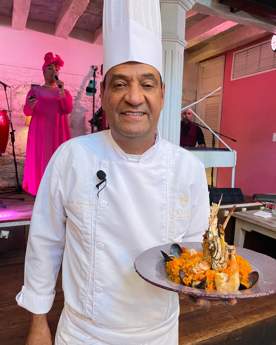 Wilberto Hernández, chef del restaurante Candé