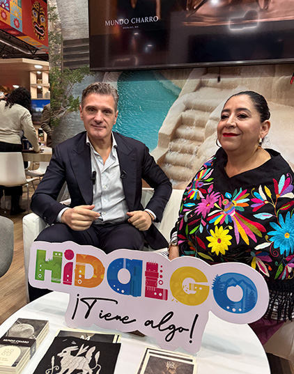 Elizabeth Quintanar Gómez, secretaria de Turismo del Gobierno de Hidalgo México.